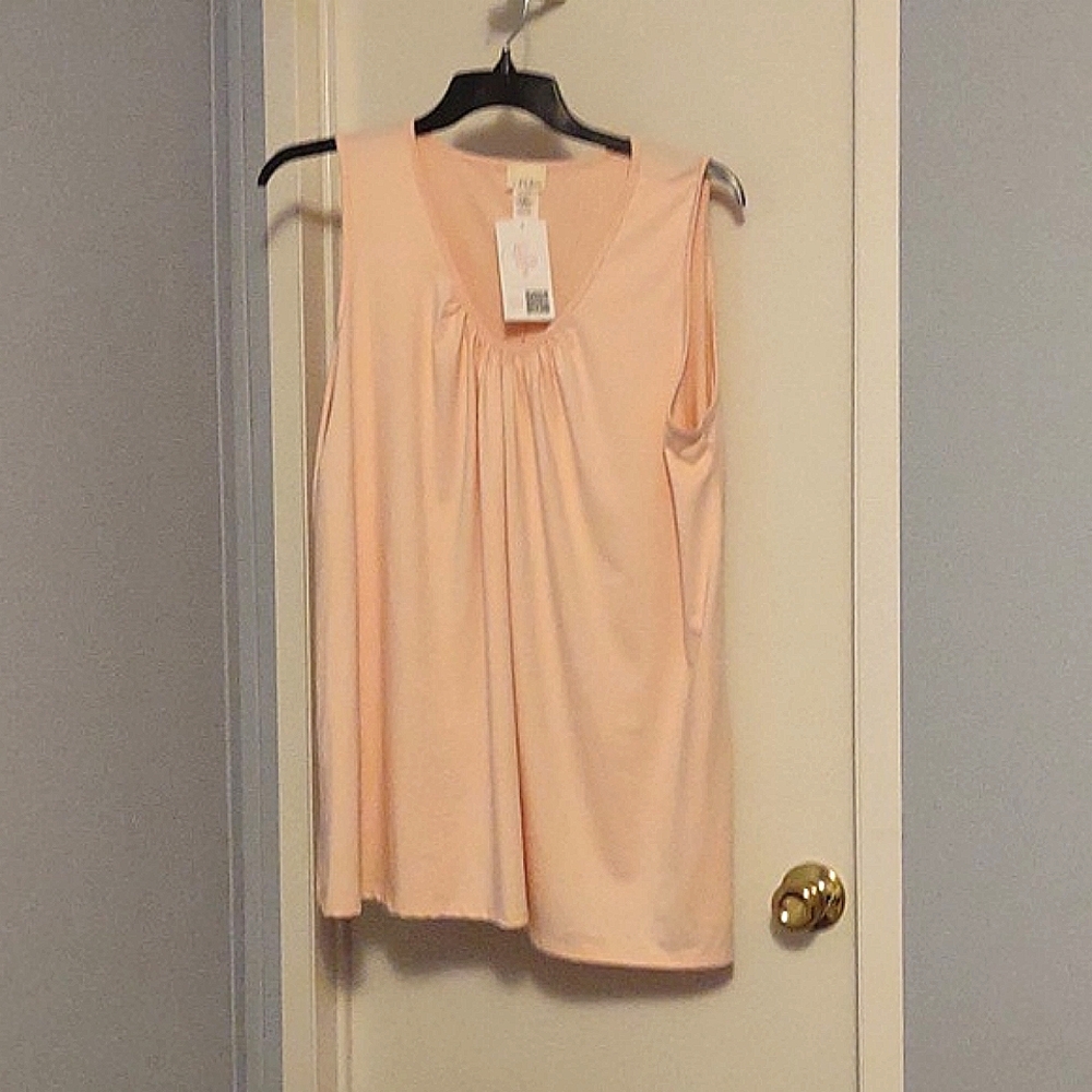 P & Rose sleeveless top 1X New With Tags